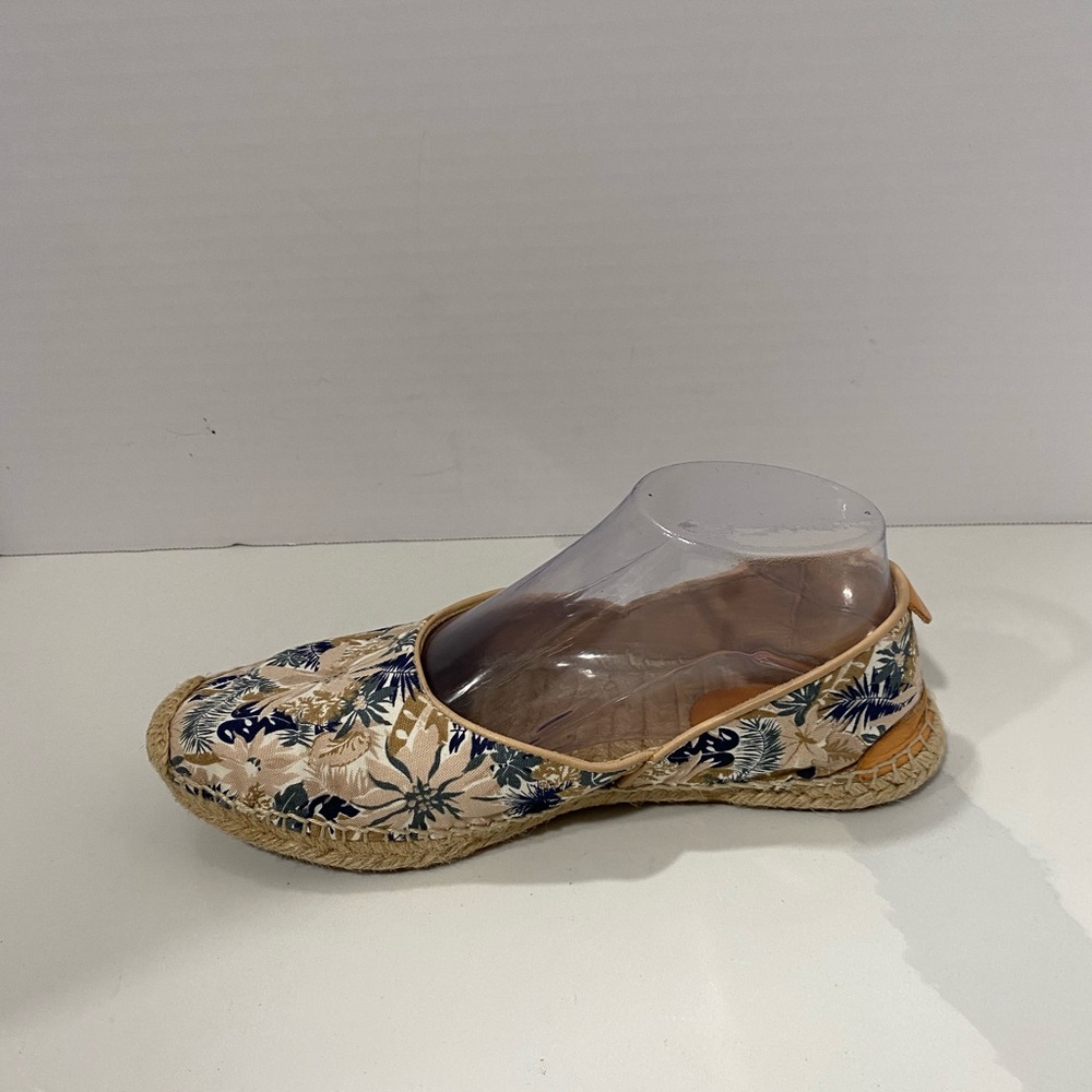 Rag & Bone Georgie Espadrilles Floral Canvas Flats Sz 37 - Picture 6 of 9
